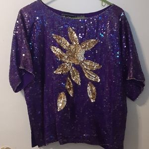 Sequined blouse